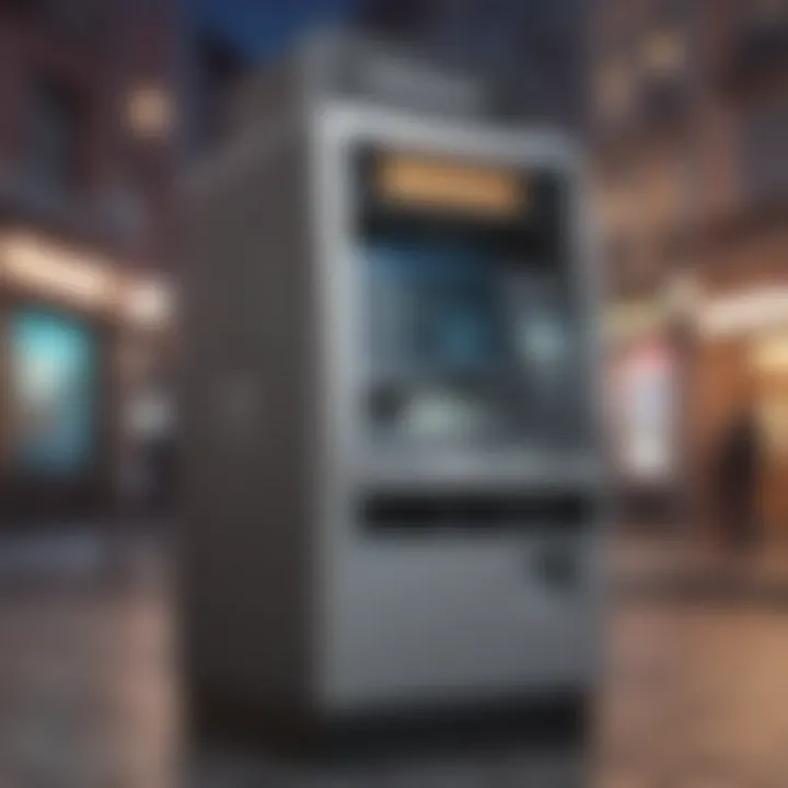 An infographic showing different types of ATMs and their features