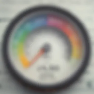 Understanding the Influence of Credit Scores Visual representation of credit score impact on loan interest rates