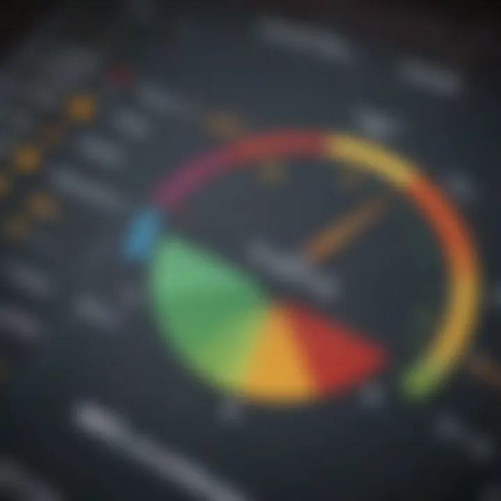 Chart comparing different credit scores and corresponding APRs