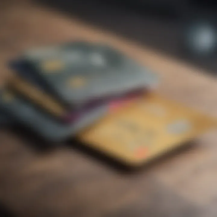 Illustration comparing secured and traditional credit cards