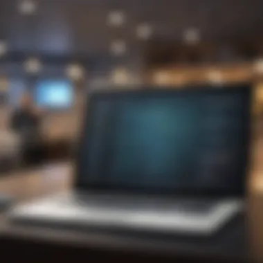 24/7 Access to Banking A user accessing online banking on a laptop.
