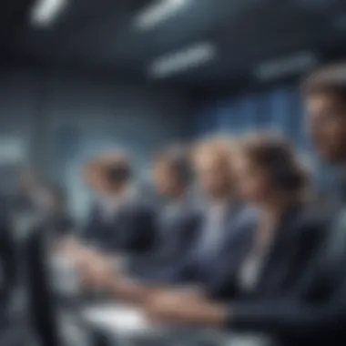 Strategizing Call Centre Management A strategic meeting discussing call centre management approaches