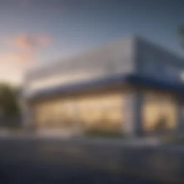 Modern Navy Federal Credit Union Office Navy Federal Credit Union office exterior showcasing modern design