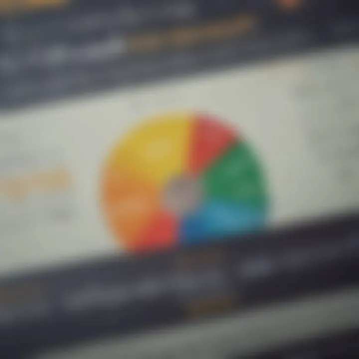 A detailed chart illustrating different types of credit scores